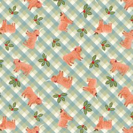 Celtic Christmas Lewis & Irene | Highlands And Holly Icy Meadow Gingham