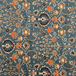 Cotton Lawn Digital Print | Persian Garden Slate