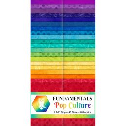 Fabric Strip Pack Jelly Roll | Fundamentals - Pop Culture