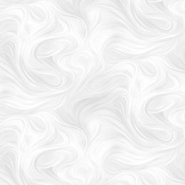 Extra Wide Fabric | Swirls White