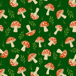 American Touch Flannel | Toadstool Green
