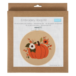 Embroidery Hoop Kits - 15cm | Pumpkin