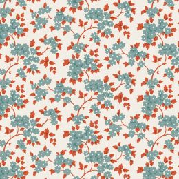 Tilda Village Life Fabric | Ruth Teal