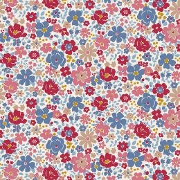 Tilda Village Life Fabric | Esther Cold Cream