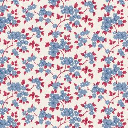 Tilda Village Life Fabric | Ruth Blue