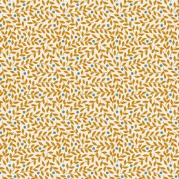 Tilda Village Life Fabric | Blender - Lillian Ochre