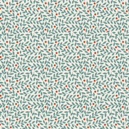Tilda Village Life Fabric | Blender - Lillian Teal
