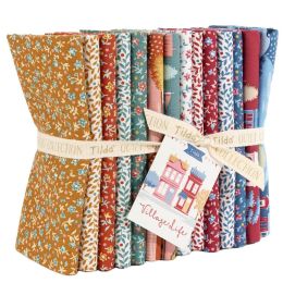 Tilda Village Life Fabric | Fat Quarter Bundle Blenders & Extras