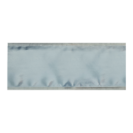 Wire Edged Shiny Metallic Ribbon | Silver, 63mm x 10m Roll
