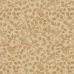 Old Quercus Lewis & Irene Fabric | Fox And Owl Cosy Gold