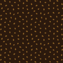Old Quercus Lewis & Irene Fabric | Acorns Darkest Oak