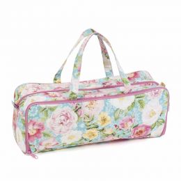 Knitting Bag with Pin Case: Rose Blossom