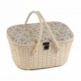 Sewing Box: Wicker Basket: Morris Lemons