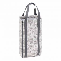 Knitting Bag with Pin Storage: In the Garden