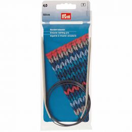 Circular Knitting Needle Aluminium, 4mm x 100cm | Prym