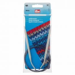Circular Knitting Needle Aluminium, 6mm x 100cm | Prym