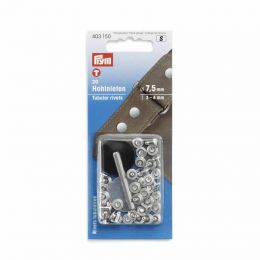Tubular Rivets & Tool | For Material Thickness 3-4mm | 7.5mm Silver