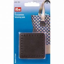 Attaching Pads For Bag Handles, Brown | Prym