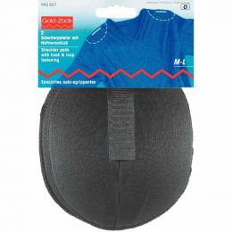 Raglan Shoulder Pad | Hook & Loop Fasten | Standard Garments | M-L, Black