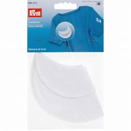 Dress Shields Sew or Pin In | For Short Sleeves | 3/4, White | Prym