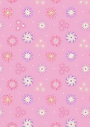 Small Things Glow Fabric | Fireworks Pink