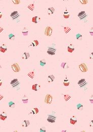 Small things Sweet Fabric | Cakes Light Pink
