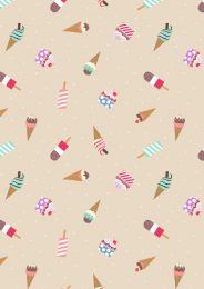 Small things Sweet Fabric | Ice Cream Natural