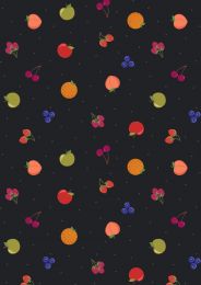 Small things Sweet Fabric | Fruit Black