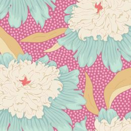 Gardenlife Tilda Fabric | Bowl Peony Pink