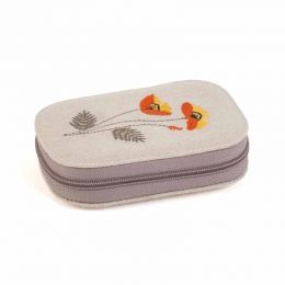 Sewing Kit: Zip Case: Embroidered: Wildflowers