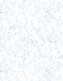 Among The Branches Fabric | Scattered Paint Strokes White/Blue