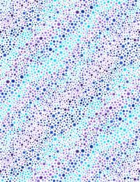 Bubble Up Extra Wide Fabric | White/Blue