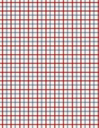 At The Helm Fabric | Plaid Red