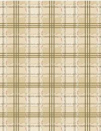 Pathways Fabric | Plaid Cream