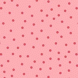 Little Matryoshka Fabric | Daisy Dot Pink