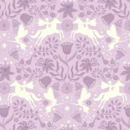 Glow Fairies Lewis & Irene Fabric | Fairy Friends Pink