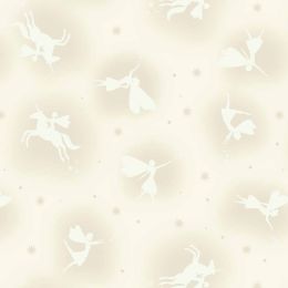 Glow Fairies Lewis & Irene Fabric | Fairies Cream
