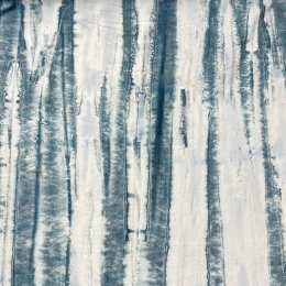 Canvas Fabric Batik | Gentle Tree Bark Ocean