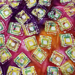 Canvas Fabric Batik | Rich Abstract