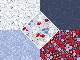 Cassandra Connolly Forever Blooms Fabric | Fat Quarter Pack 2