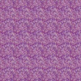 Cat-I-Tude Fabric | Triangular Motion Purple - Metallic