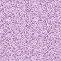 Cat-I-Tude Fabric | Tonal Beaded Swirls Light Purple