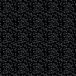 Cat-I-Tude Fabric | Geo Squares Black