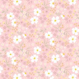 Cassandra Connolly Joys Of Spring Fabric | Songs Of Spring Light Pink