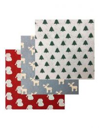 Wool & Viscose Felt Squares Pack | Christmas Designs