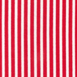 Cotton Print Fabric 3mm Stripe | Red