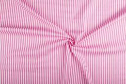 Stitch It, Cotton Print Fabric | Stripe Pink