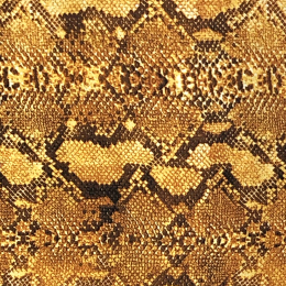 Crepe Georgette Fabric | Snake Skin Gold