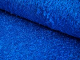 Blue teddy faux fur fabric by the metre - 2R357 Blue 