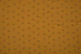 Double Gauze Baby Fabric | Bee Rich Ochre
